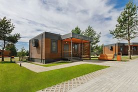 Вилла Deluxe с 2 комнатами с красивым видом из окна, Глэмпинг Доброград (корпус Village), Ковровский