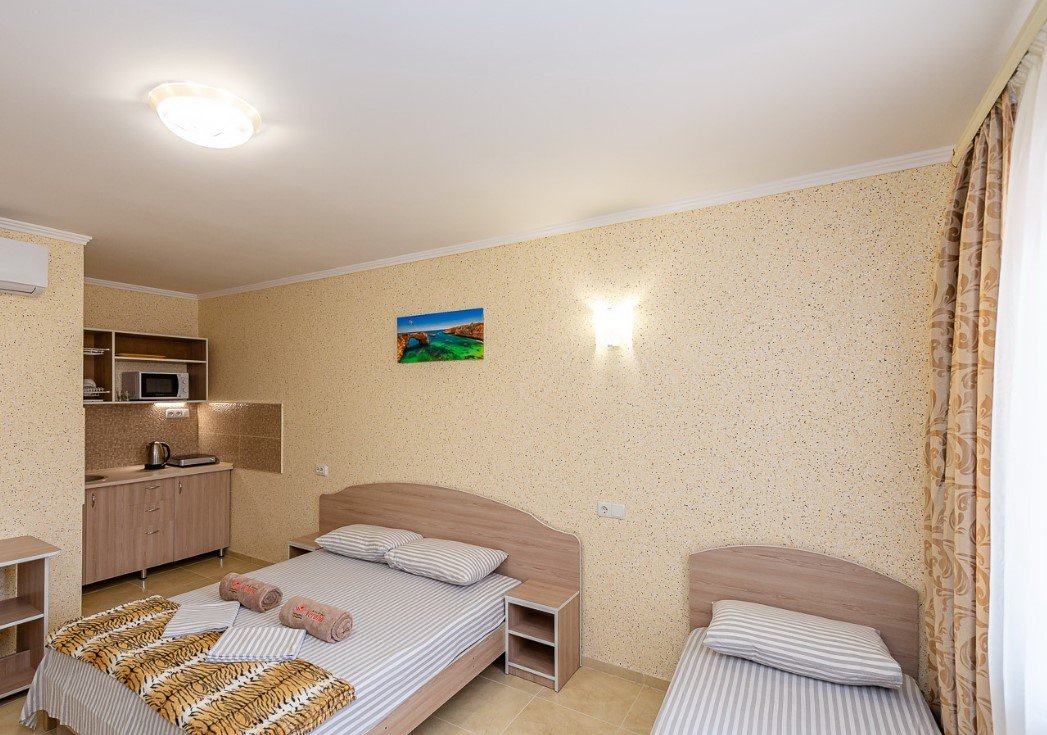 Люкс 3-местный 1-комнатный (с кухней)