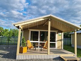 Двухместный коттедж двуспальная кровать, База отдыха Altay Rêst, Анос