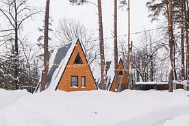 Домик A-frame, База отдыха Борвиха, Матюшино