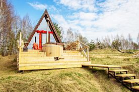 Семейный номер Standard с балконом и с красивым видом из окна, Глэмпинг На краю земли, Козельский