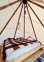 Типи, Типи-кемпинг ДесЛес, Коситчено