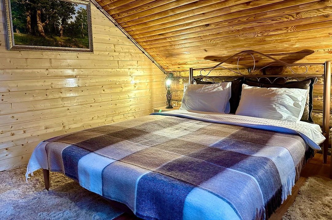 Дом 6-местный 3-комнатный (с камином)