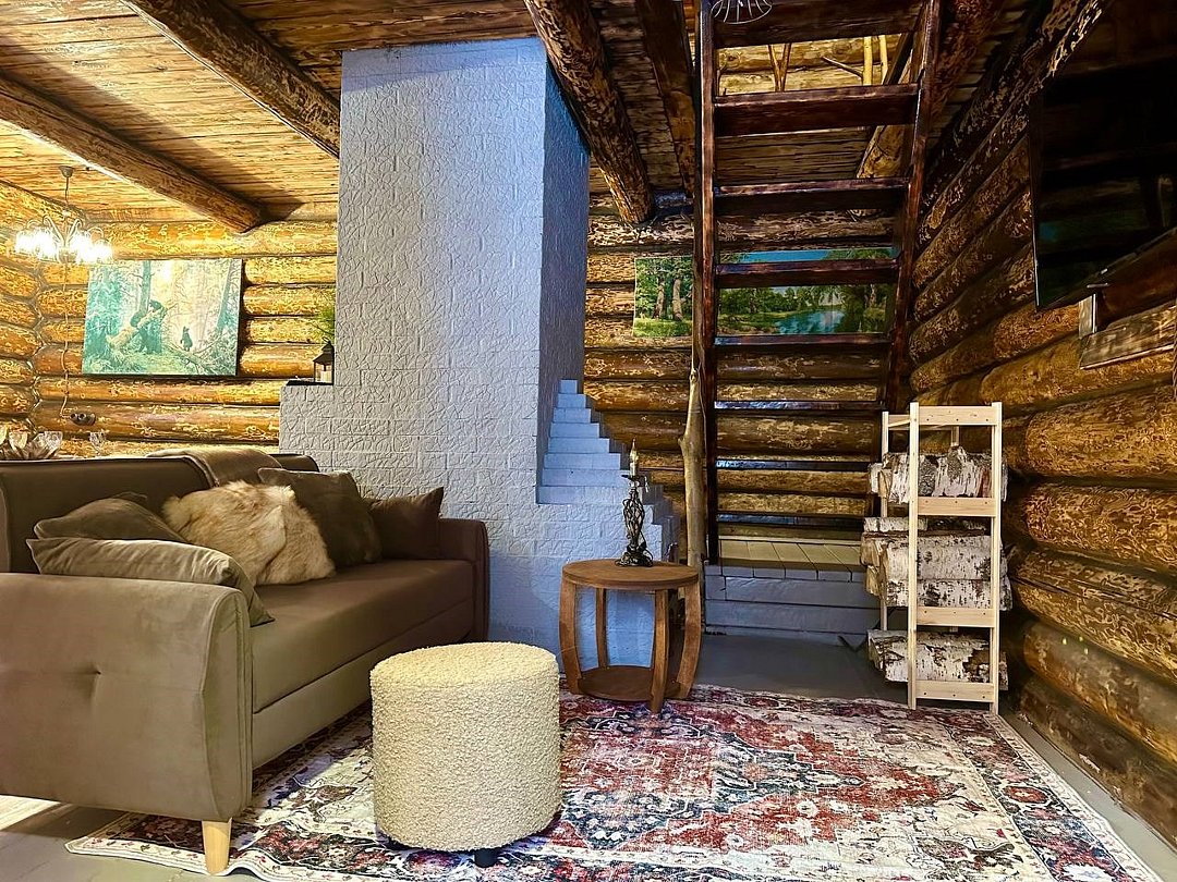 Дом 6-местный 3-комнатный (с камином)