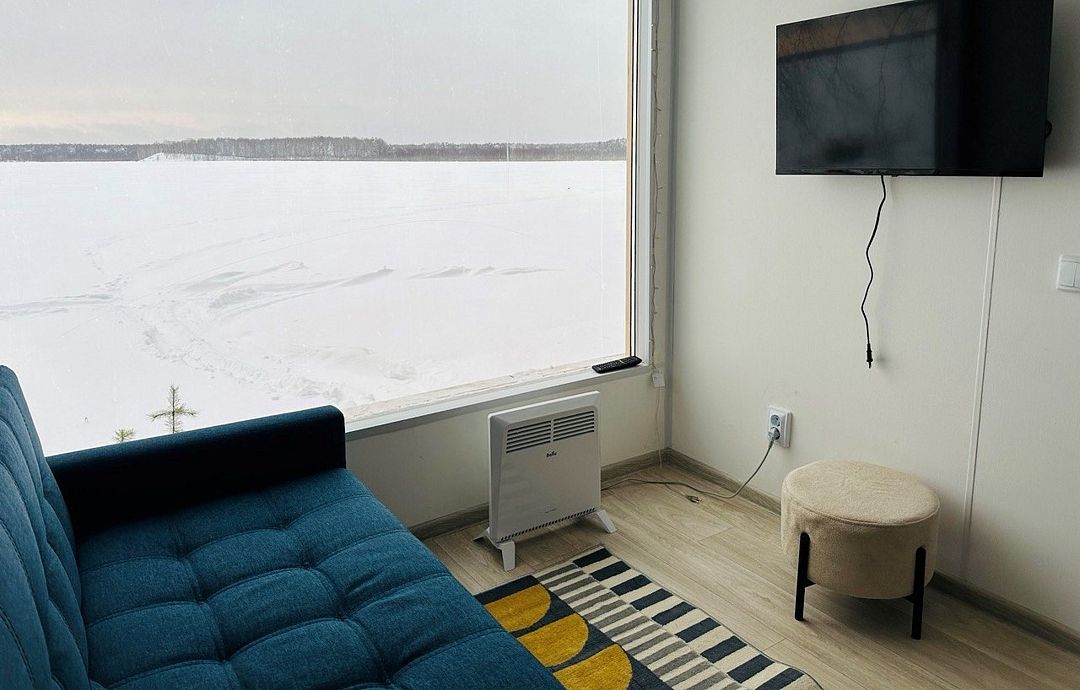 Домик 4-местный 2-комнатный №4 (вид на озеро)