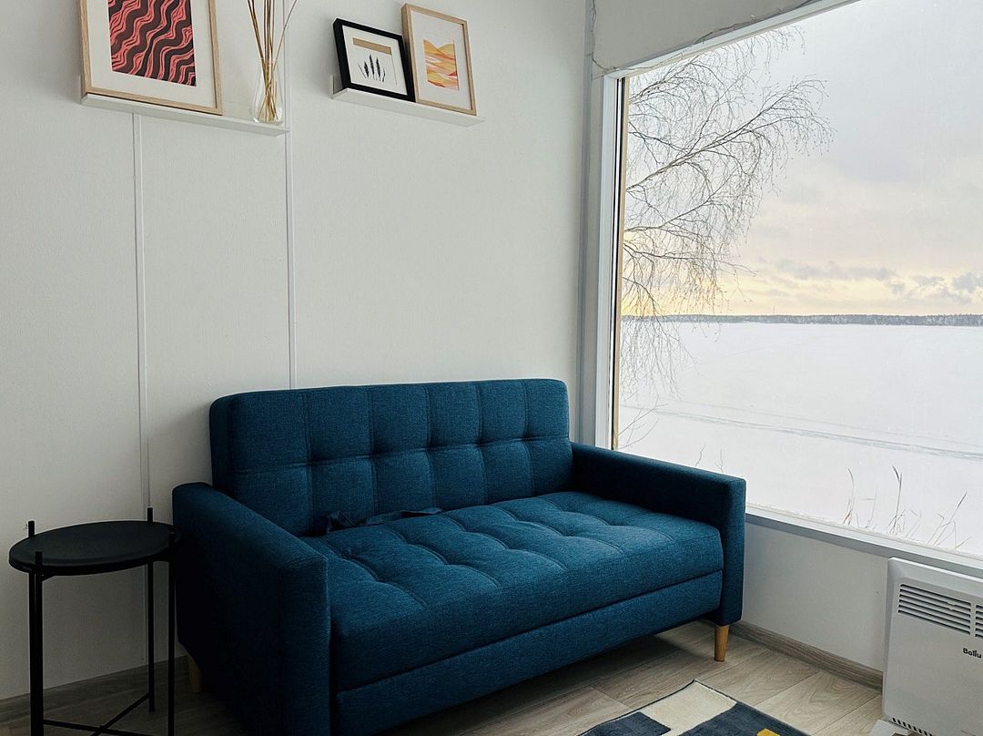 Домик 4-местный 2-комнатный №4 (вид на озеро)