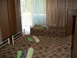 Трёхместный с балконом, Пансионат  Восток Club Resort Сamp & Spa, Лермонтово