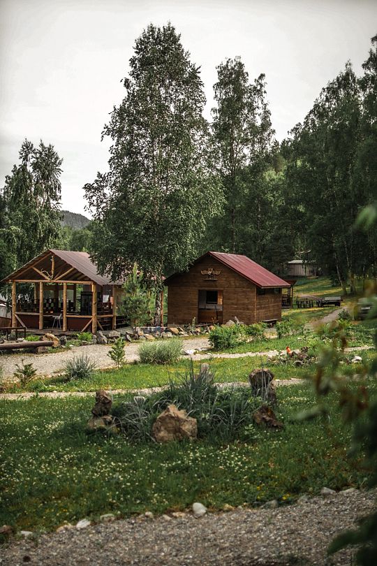 Кафе и санблок | Красный камень (Алтай), Алтайский край
