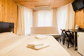Двухместный Стандарт+ в коттедже 2 отдельные кровати, Туристическая база отдыха Любава, Майминский