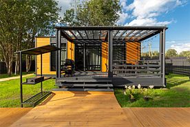 Коттедж с одной спальней и баней, База отдыха Opushka House Новожилово, Сосново