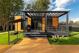 Коттедж с двумя спальнями и баней, База отдыха Opushka House Новожилово, Сосново