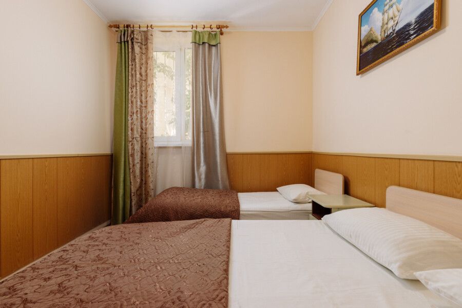 Апартаменты 3-местный (с отдельной спальней, кухней и видом на бассейн)