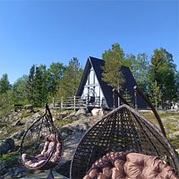 Шале Dream House с гриль зоной, большой террасой и банным чаном,вид на озеро, База отдыха Dream House in Karelia, Питкяранта