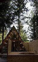 Афрейм для 2-6 человек с Фурако, Глэмпинг Klever House Лехтуси, Лехтуси Парк