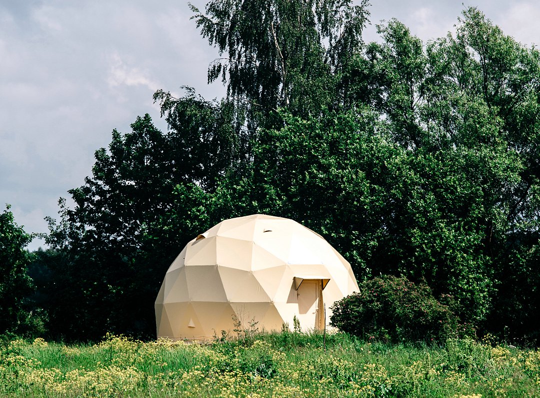 Геокупол 2-местный (с видом на Волгу)