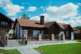 Одноэтажный дом-шале с тремя спальнями, Туристический комплекс Альпийский парк, Тольятти