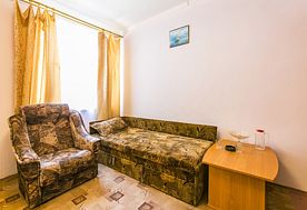 2-мест. 2-комн. в коттедже (1 эт.), Пансионат Золотой берег, село Береговое, муниципальный округ Феодосия