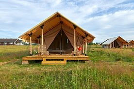 Сафари-тент Комфорт, Глэмпинг РекаЛеса , деревня Лосево