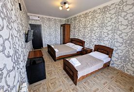 3-мест. делюкс с балк. (вид на море), новый корп., Гостевой дом Аида, Адлер
