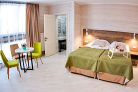 Двухместный номер Comfort двуспальная кровать, База отдыха Терем у реки, Каменномостский
