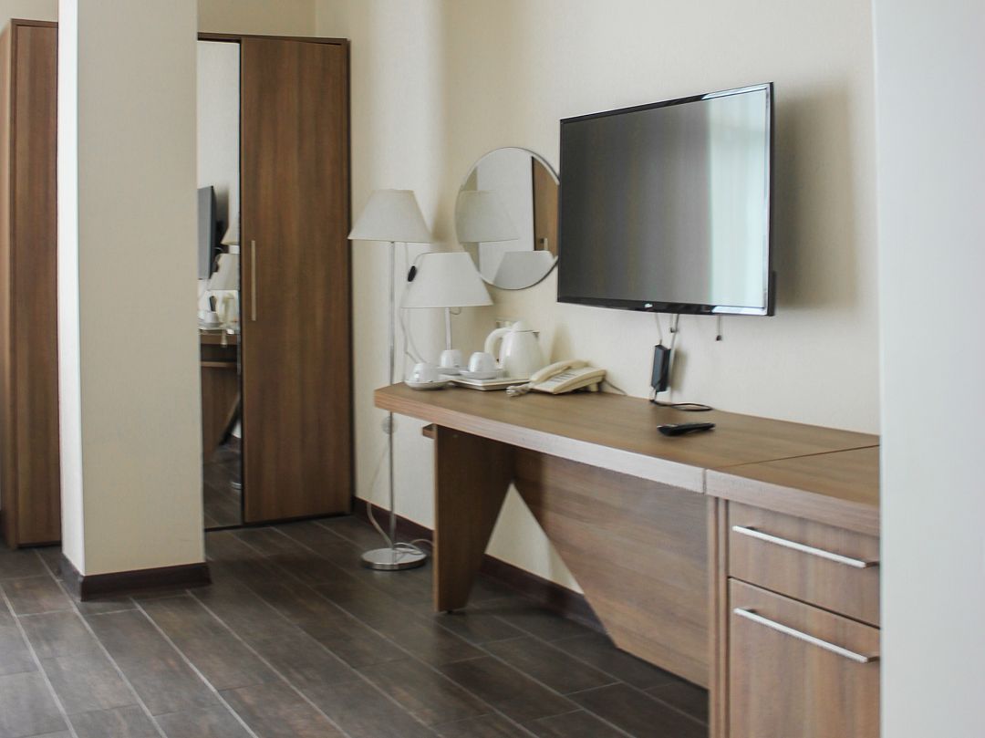 Студио 2-местный 1-комнатный (без балкона, корпус №1)