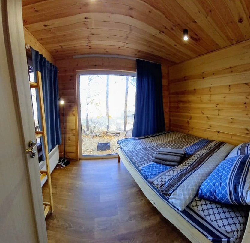 Глемпинг 4-местный 2-комнатный