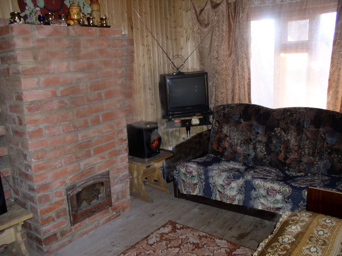 Гостиная с камином | Под рощей, Ульяновская область