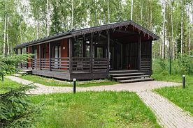 Дом 2-местный LATO-65 Sauna, Частный домик в соснах, деревня Красный Огорок