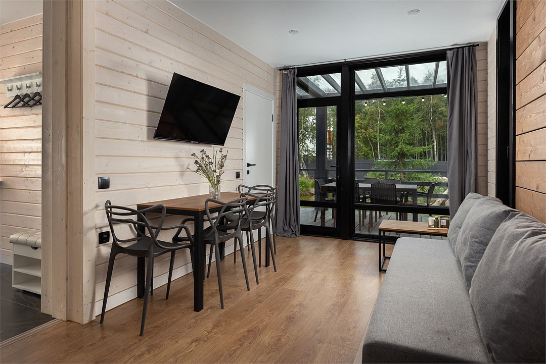 Коттедж 2-местный (с 1 спальней и купелью)