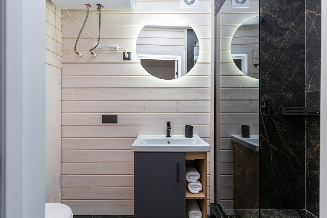 Коттедж 2-местный (с 1 спальней и купелью)