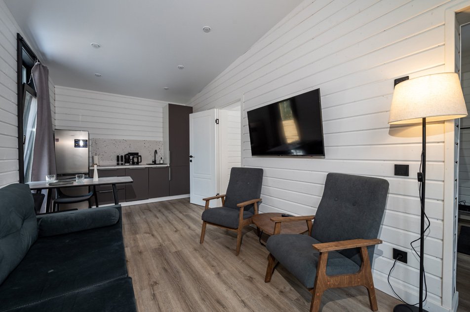 Дом 2-местный 2-комнатный (с 1 спальней)