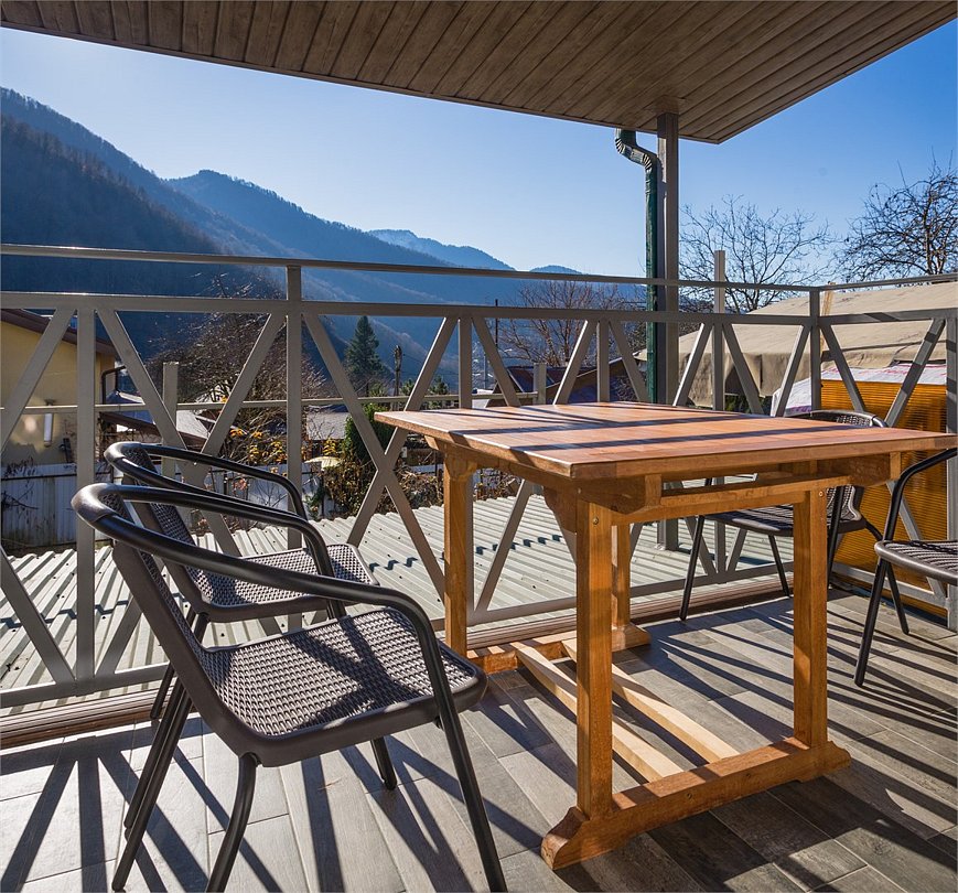 Апартаменты 4-местный 2-комнатный (с террасой)