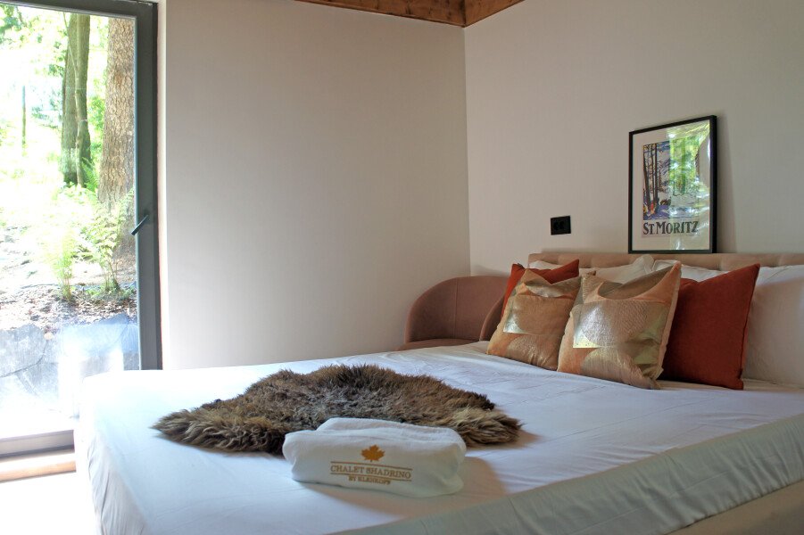 Шале 4-местный 3-комнатный (с камином и джакузи)