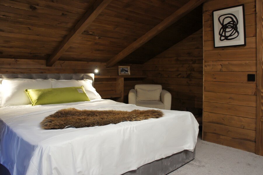 Шале 4-местный 3-комнатный (с камином и джакузи)