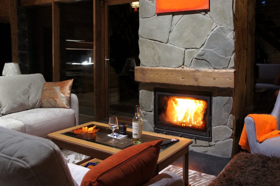 Шале 4-местный 3-комнатный (с камином и джакузи)