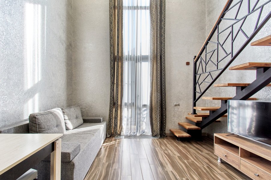 Апартаменты 4-местные 2-уровневые (DBL, с балконом)