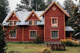 Дом Гостевой 6-местный "Нарядный", Туристическая деревня Мандроги, деревня Верхние Мандроги
