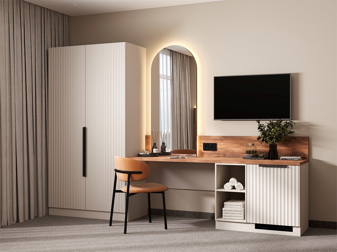 Deluxe 2-местный 1-комнатная