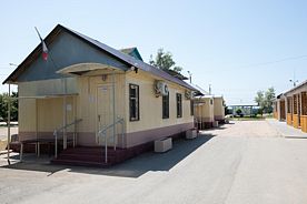 Деревянный домик с удобствами 2-местный, База отдыха Любимовка, Севастополь