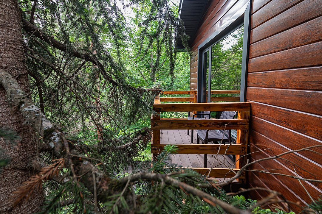 Стандартный 2-местный 1-комнатный (с балконом и видом на горы)