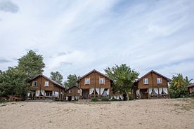 Двухэтажный дом на 8 персон с баней у реки, База отдыха Тихий Дон, станица Мелиховская