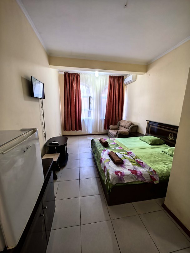 Стандартный 3-местный (двуспальная кровать и диван)