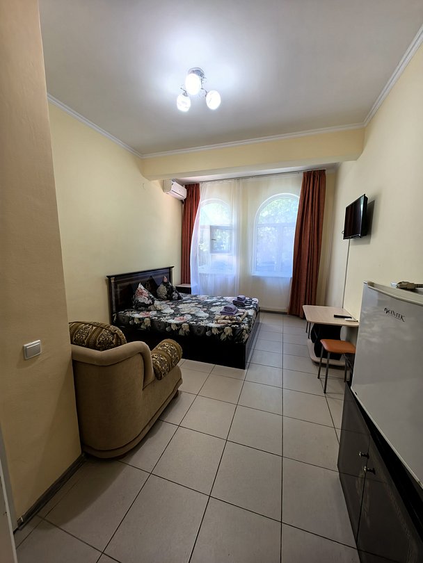 Стандартный 3-местный (двуспальная кровать и диван)