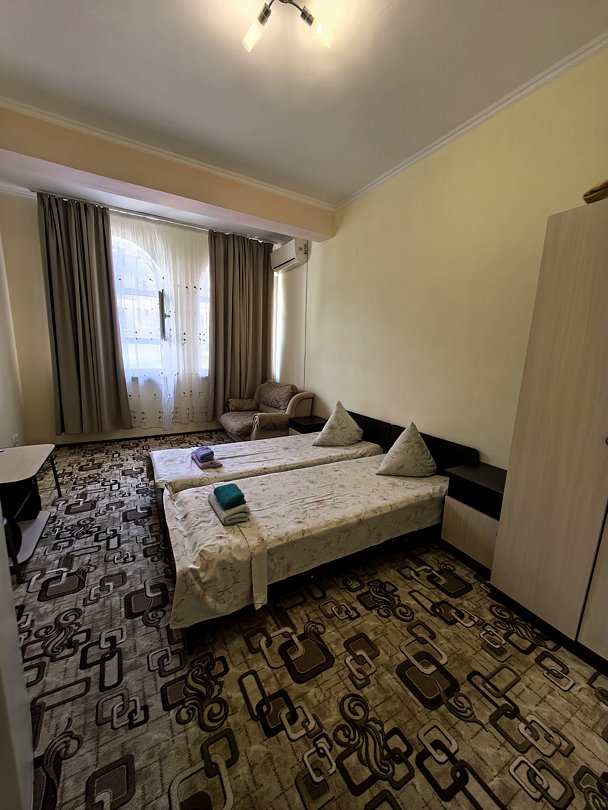 Стандартный 3-местный (двуспальная кровать и диван)