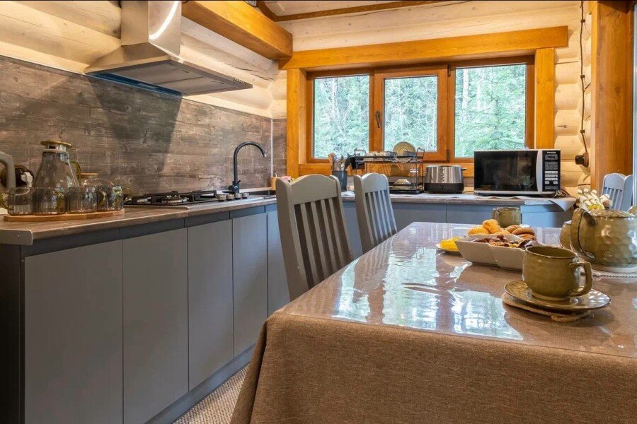 Дом 6-местный 2-комнатный Малый сруб (терраса)