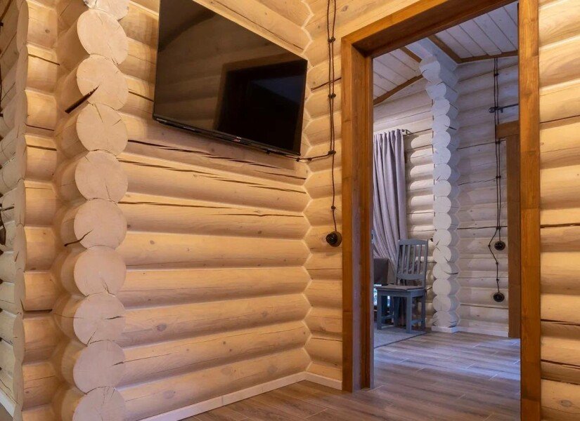 Дом 6-местный 2-комнатный Малый сруб (терраса)