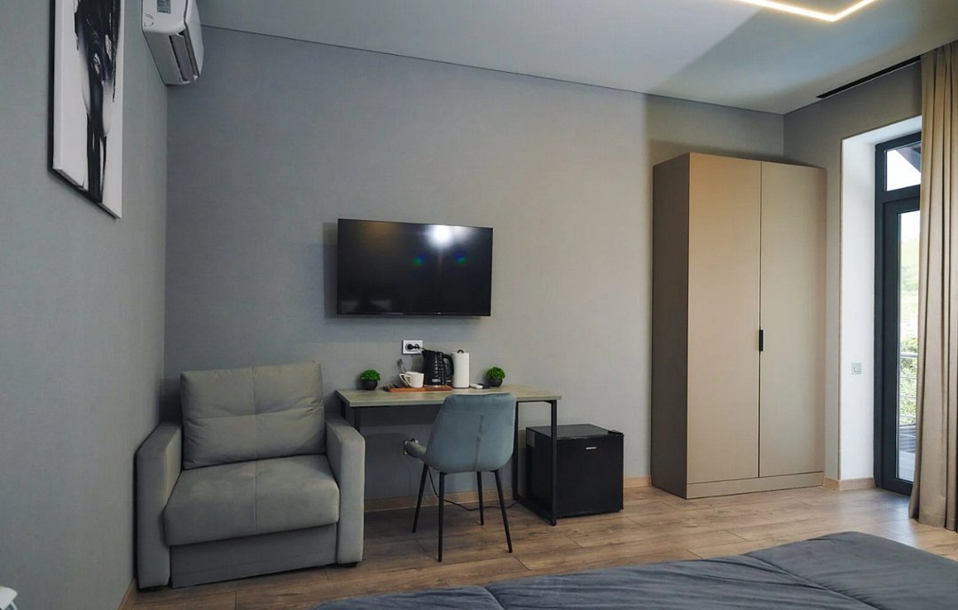 Стандартный 2-местный 1-комнатный С видом на бассейн