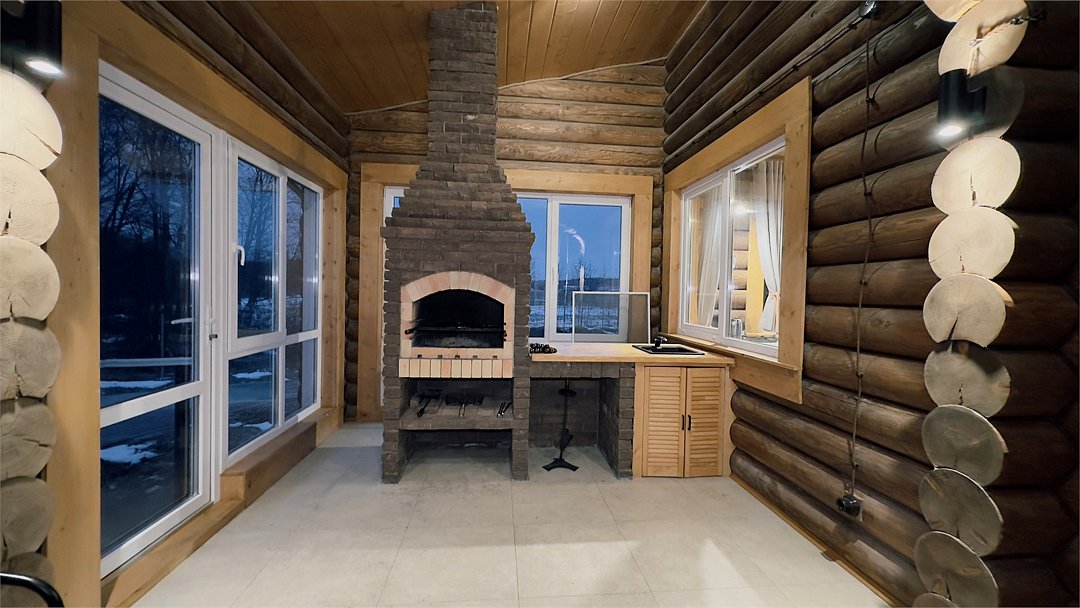 Коттедж 8-местный 5-комнатный (№8, с террасой)