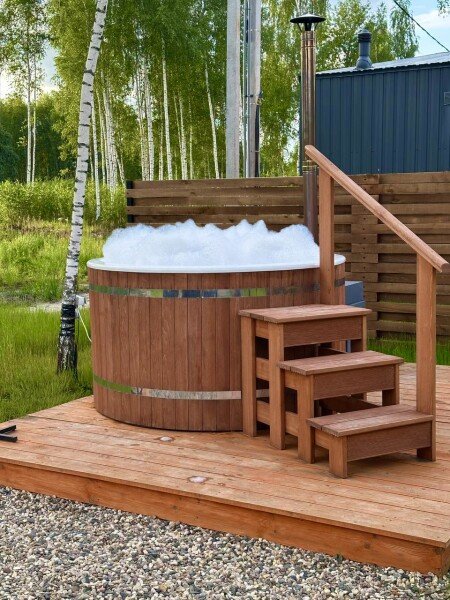 Дом 2-местный 1-комнатный (№1, с купелью)