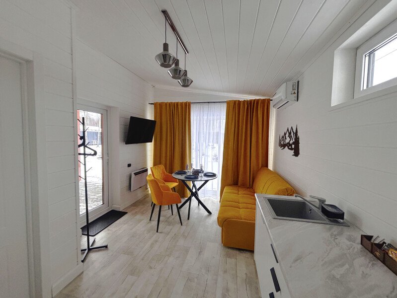 Дом 2-местный 1-комнатный (№1, с купелью)